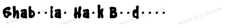 Ghabuzian Hayk Bold字体转换